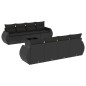 vidaXL Set de sofás de jardín 8 piezas y cojines ratán sintético negro vidaXL Set de sofás de jardín 8 piezas y cojines ratán sintético negro