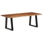 vidaXL Mesa de centro madera maciza de acacia marrón miel 110x55x40 cm vidaXL Mesa de centro madera maciza de acacia marrón miel 110x55x40 cm