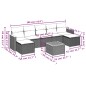 vidaXL Set de sofás de jardín 8 piezas y cojines ratán sintético negro vidaXL Set de sofás de jardín 8 piezas y cojines ratán sintético negro