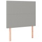 vidaXL Cama box spring con colchón tela gris claro 80x200 cm vidaXL Cama box spring con colchón tela gris claro 80x200 cm