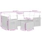 vidaXL Set sofás de jardín 7 piezas y cojines ratán sintético beige vidaXL Set sofás de jardín 7 piezas y cojines ratán sintético beige