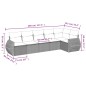 vidaXL Juego de sofás jardín con cojines 6 pzas ratán sintético beige vidaXL Juego de sofás jardín con cojines 6 pzas ratán sintético beige
