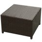 vidaXL Set sofás de jardín 8 piezas y cojines ratán sintético marrón vidaXL Set sofás de jardín 8 piezas y cojines ratán sintético marrón