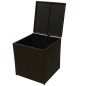 vidaXL Set sofás de jardín 8 piezas y cojines ratán sintético marrón vidaXL Set sofás de jardín 8 piezas y cojines ratán sintético marrón