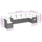 vidaXL Set de muebles de jardín 6 pzas y cojines ratán sintético gris vidaXL Set de muebles de jardín 6 pzas y cojines ratán sintético gris