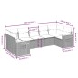 vidaXL Set de comedor de jardín 7 pzas y cojines ratán sintético negro vidaXL Set de comedor de jardín 7 pzas y cojines ratán sintético negro
