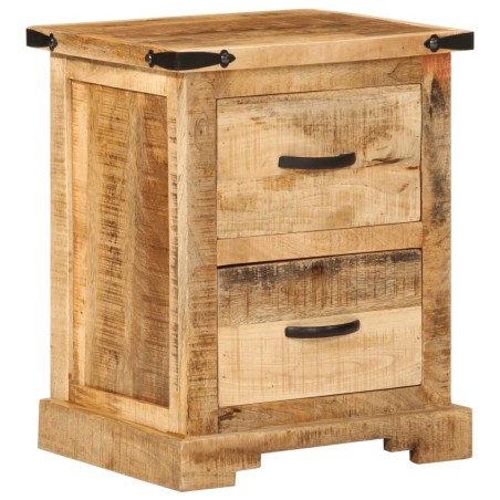 vidaXL Mesita de noche madera maciza de mango 40x35x50 cm