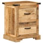 vidaXL Mesita de noche madera maciza de mango 40x35x50 cm