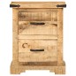 vidaXL Mesita de noche madera maciza de mango 40x35x50 cm