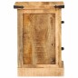 vidaXL Mesita de noche madera maciza de mango 40x35x50 cm