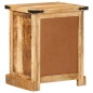 vidaXL Mesita de noche madera maciza de mango 40x35x50 cm