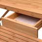 vidaXL Banco para macetas con enrejado madera maciza de abeto marrón vidaXL Banco para macetas con enrejado madera maciza de abeto marrón