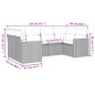 vidaXL Juego de sofás jardín con cojines 6 pzas ratán sintético beige vidaXL Juego de sofás jardín con cojines 6 pzas ratán sintético beige