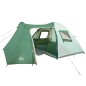 vidaXL Tienda de campaña 6 personas tafetán 185T verde 466x342x200 cm