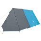 vidaXL Tienda de campaña 3 personas tafetán 185T azul 465x220x170 cm