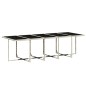 vidaXL Set comedor jardín y cojines 15 pzas ratán sintético gris claro vidaXL Set comedor jardín y cojines 15 pzas ratán sintético gris claro