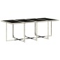 vidaXL Set comedor jardín y cojines 13 pzas ratán sintético gris claro vidaXL Set comedor jardín y cojines 13 pzas ratán sintético gris claro