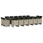 vidaXL Set comedor jardín y cojines 17 pzas ratán sintético gris claro vidaXL Set comedor jardín y cojines 17 pzas ratán sintético gris claro