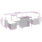 vidaXL Set de sofás de jardín 8 piezas y cojines ratán sintético negro vidaXL Set de sofás de jardín 8 piezas y cojines ratán sintético negro