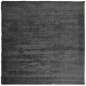 vidaXL Alfombra de pelo largo moderna gris antracita 200x200 cm vidaXL Alfombra de pelo largo moderna gris antracita 200x200 cm