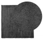 vidaXL Alfombra de pelo largo moderna gris antracita 200x200 cm vidaXL Alfombra de pelo largo moderna gris antracita 200x200 cm