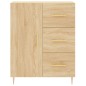 vidaXL Aparador alto madera contrachapada color roble 69,5x34x180 cm vidaXL Aparador alto madera contrachapada color roble 69,5x34x180 cm