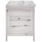 vidaXL Arcón de jardín madera maciza abeto blanco 99x49,5x58,5 cm vidaXL Arcón de jardín madera maciza abeto blanco 99x49,5x58,5 cm