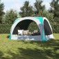 vidaXL Tienda de campaña tafetán 185T verde 360x360x215 cm
