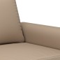 vidaXL Sillón cuero sintético color capuchino 60 cm vidaXL Sillón cuero sintético color capuchino 60 cm