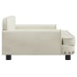 vidaXL Sofá para niños de terciopelo crema 90x53x30 cm vidaXL Sofá para niños de terciopelo crema 90x53x30 cm