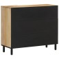vidaXL Armario auxiliar madera maciza de mango 90x33x75 cm vidaXL Armario auxiliar madera maciza de mango 90x33x75 cm