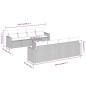 vidaXL Set de sofás de jardín 8 piezas y cojines ratán sintético negro vidaXL Set de sofás de jardín 8 piezas y cojines ratán sintético negro