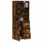 vidaXL Aparador alto madera contrachapada roble ahumado 69,5x34x180 cm vidaXL Aparador alto madera contrachapada roble ahumado 69,5x34x180 cm