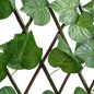 vidaXL Enrejado expansible de parra artificial verde 5 uds 180x20 cm