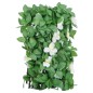 vidaXL Enrejado valla expansible de hiedra artificial verde 180x30 cm