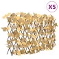vidaXL Enrejado expansible de arce artificial naranja 5 uds 180x60 cm vidaXL Enrejado expansible de arce artificial naranja 5 uds 180x60 cm