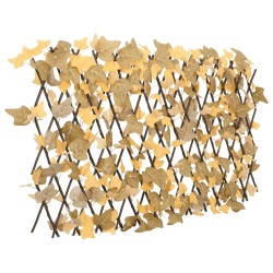 vidaXL Enrejado expansible de arce artificial naranja 5 uds 180x60 cm