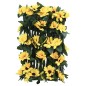 vidaXL Enrejado expansible hiedra artificial amarillo 5 uds 180x20 cm vidaXL Enrejado expansible hiedra artificial amarillo 5 uds 180x20 cm