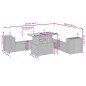 vidaXL Set de comedor de jardín 7 pzas y cojines ratán sintético negro vidaXL Set de comedor de jardín 7 pzas y cojines ratán sintético negro