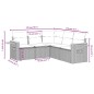 vidaXL Juego de sofás jardín con cojines 5 pzas ratán sintético beige vidaXL Juego de sofás jardín con cojines 5 pzas ratán sintético beige
