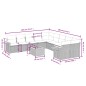 vidaXL Set de sofás de jardín 11 pzas y cojines ratán sintético negro vidaXL Set de sofás de jardín 11 pzas y cojines ratán sintético negro
