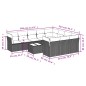 vidaXL Set de sofás de jardín 11 pzas y cojines ratán sintético negro vidaXL Set de sofás de jardín 11 pzas y cojines ratán sintético negro
