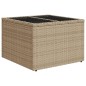 vidaXL Set de sofás de jardín 11pzas con cojines ratán sintético beige vidaXL Set de sofás de jardín 11pzas con cojines ratán sintético beige