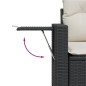 vidaXL Set de sofás de jardín 10 pzas cojines ratán sintético negro vidaXL Set de sofás de jardín 10 pzas cojines ratán sintético negro