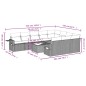 vidaXL Set de sofás de jardín 11 pzas y cojines ratán sintético negro vidaXL Set de sofás de jardín 11 pzas y cojines ratán sintético negro