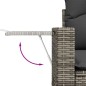 vidaXL Set de sofás de jardín 10 pzas con cojines ratán sintético gris vidaXL Set de sofás de jardín 10 pzas con cojines ratán sintético gris