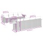 vidaXL Set de sofás de jardín 9 pzas con cojines ratán sintético beige vidaXL Set de sofás de jardín 9 pzas con cojines ratán sintético beige