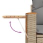 vidaXL Juego de sofás de jardín con cojines beige 8 pzas ratán PE vidaXL Juego de sofás de jardín con cojines beige 8 pzas ratán PE