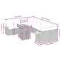 vidaXL Set de sofás de jardín 8 piezas y cojines ratán sintético negro vidaXL Set de sofás de jardín 8 piezas y cojines ratán sintético negro