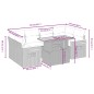 vidaXL Set de comedor de jardín 7 pzas y cojines ratán sintético negro vidaXL Set de comedor de jardín 7 pzas y cojines ratán sintético negro